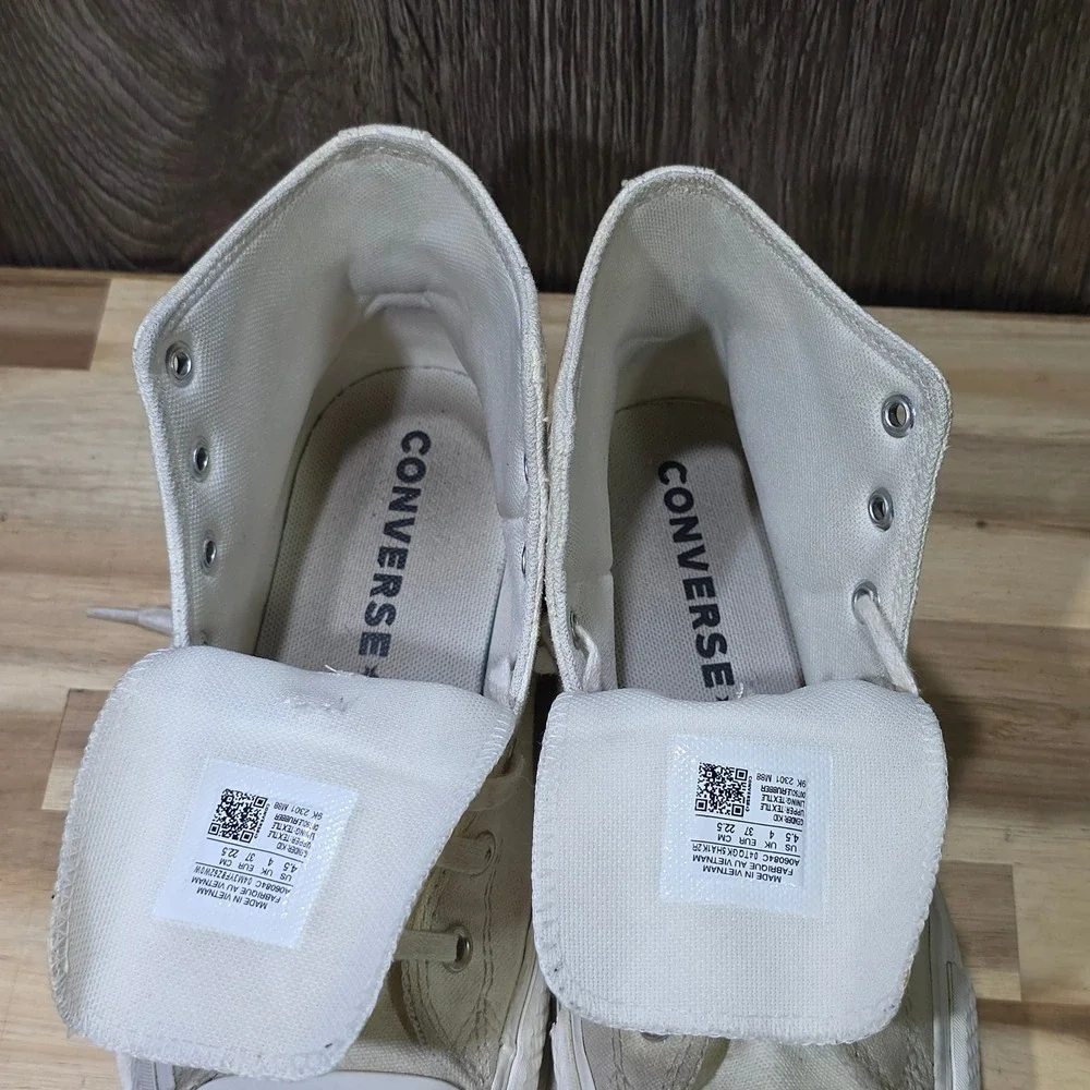 Converse Chuck Taylor All Star Lift Platform Crochet Kids 4.5 White A06084C‎